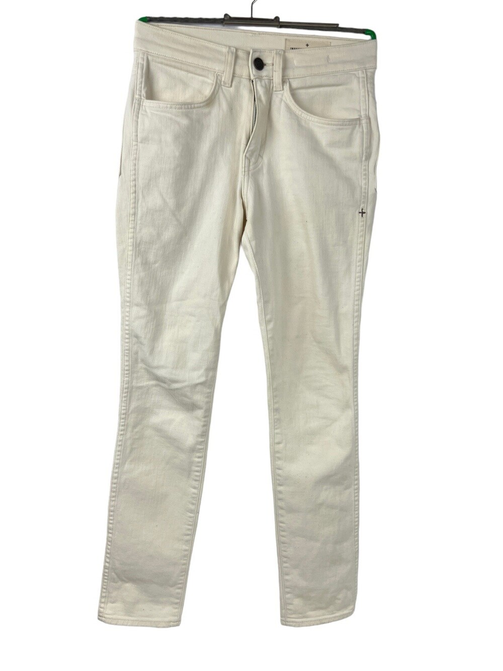 Imogene And Willie Jeans 24 White Cream Josette Slim Skinny Stretch Ankle